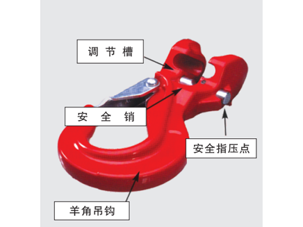 Chain slings w.clevis hooks