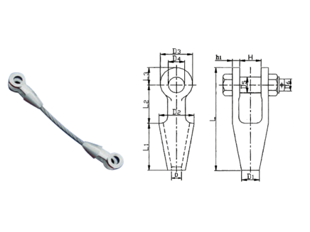 Casting wire rope slings