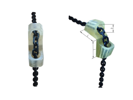 Chain and steel wire rope corner protectors