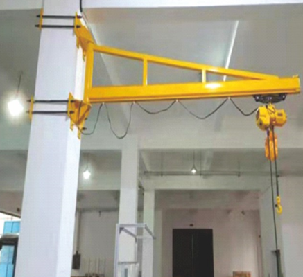Wall column cantilever cranes