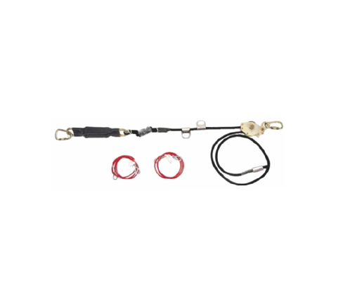 Temporary horizontal lifeline