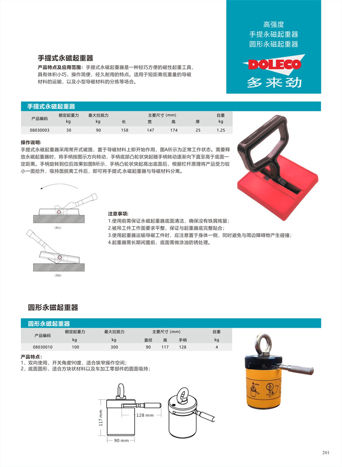 Magnetic lifting equipment