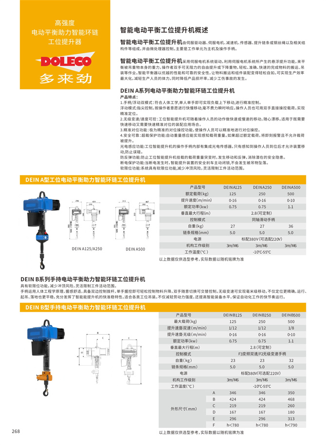 电动平衡助力智能起重器