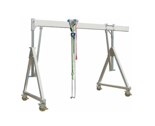 Mobile aluminum structure gantry cranes