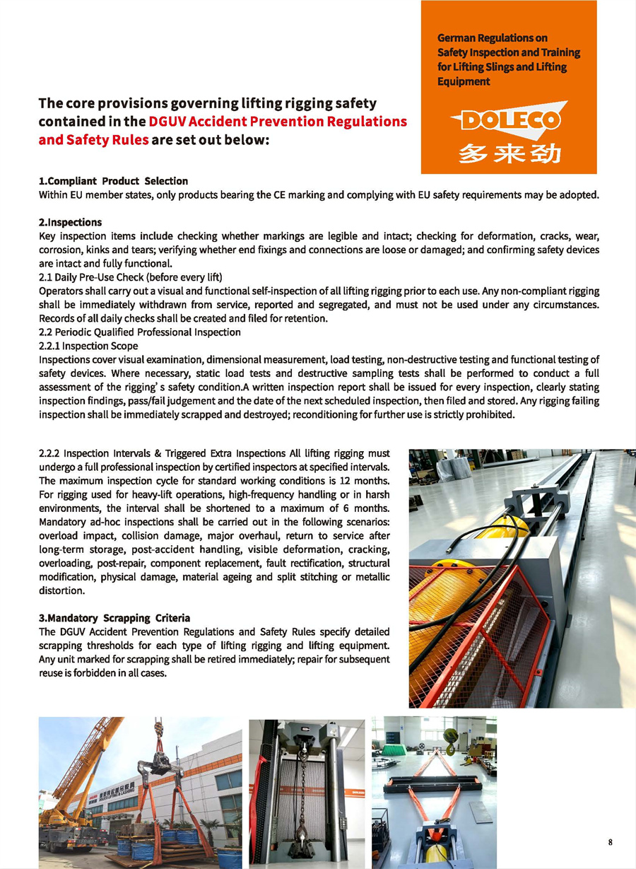 Professional Testing for Lifting Equipment