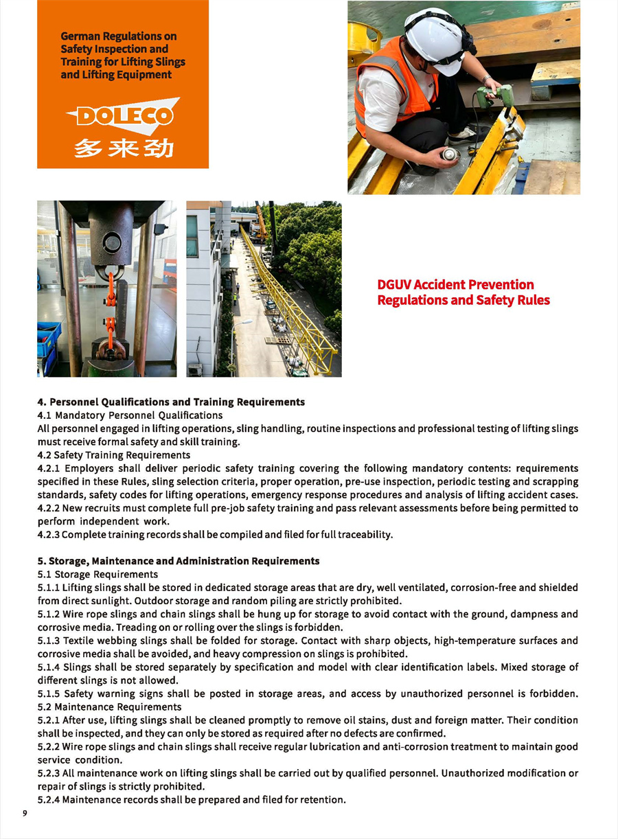 Professional Testing for Lifting Equipment