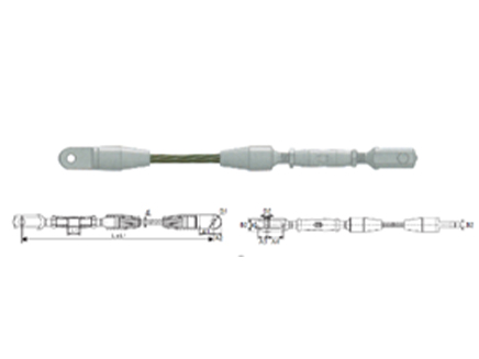 Fixed and Adjustable Wire Rope Stays